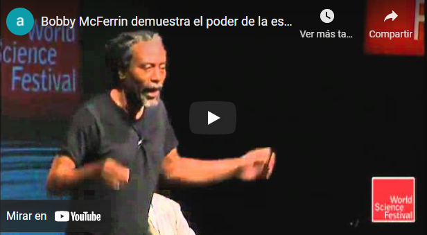 BOBBY MCFERRIN DEMONSTRATES THAT THE PENTATHONIC SCALE IS INNATE IN THE HUMAN BEING
