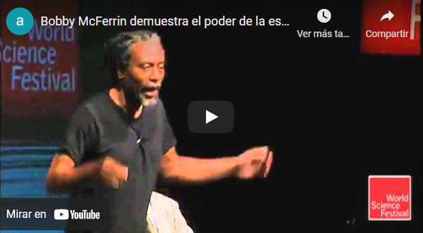 BOBBY MCFERRIN DEMUESTRA QUE LA ESCALA PENTATÓNICA ES INNATA EN EL SER HUMANO