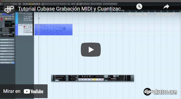 TUTORIAL CUBASE – MIDI RECORDING (1) – SELF-QUANTIZATION AND QUANTIZATION
